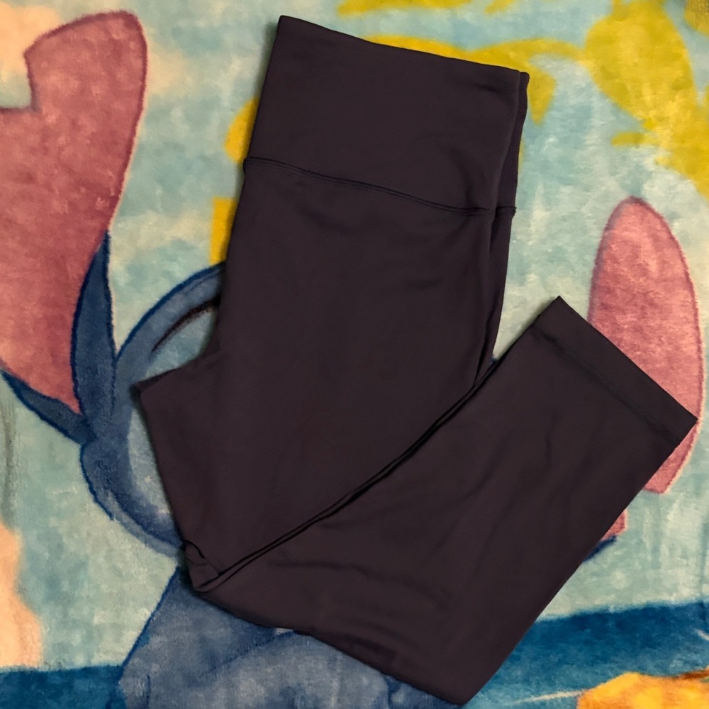 High-Waist Active Leggings - Navy
